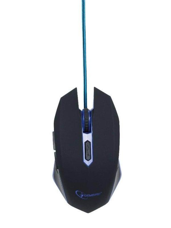 Optisk USB Gaming Mus med 6 Knapper - Blå Gembird