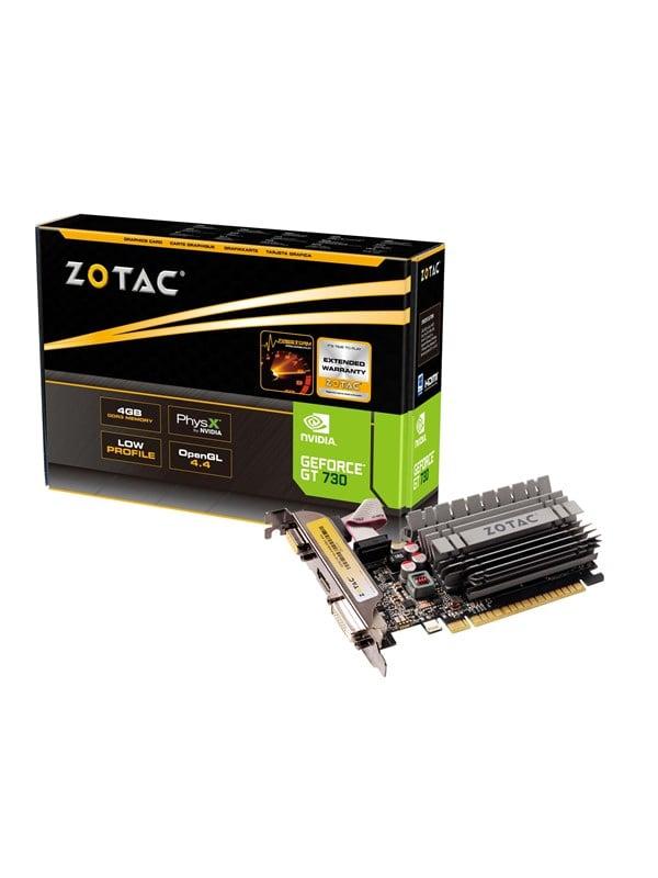 Zotac GeForce GT 730 Grafikkort - 4GB GDDR3, Lav Profil