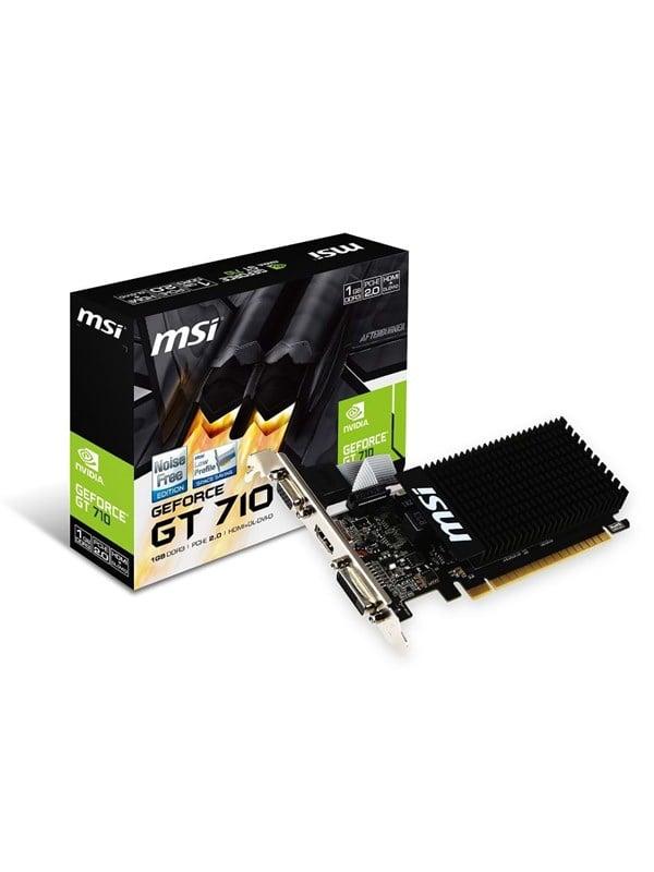 Geforce GT 710 Silent Grafikkort med 1GB GDDR3 RAM