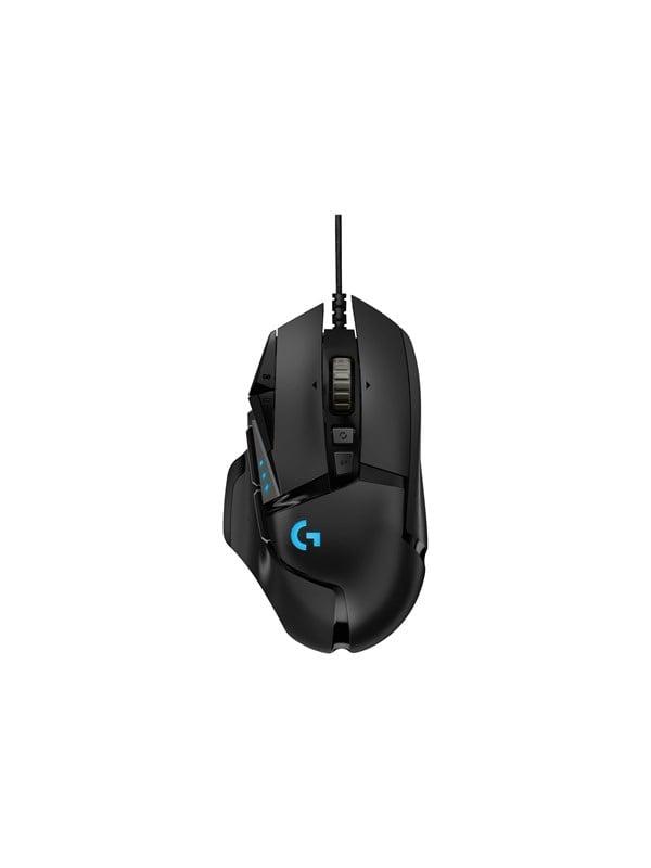 G502 Hero   Gaming Mus   Optisk   11 Knapper   Sort Med Rgb Lys Logitech