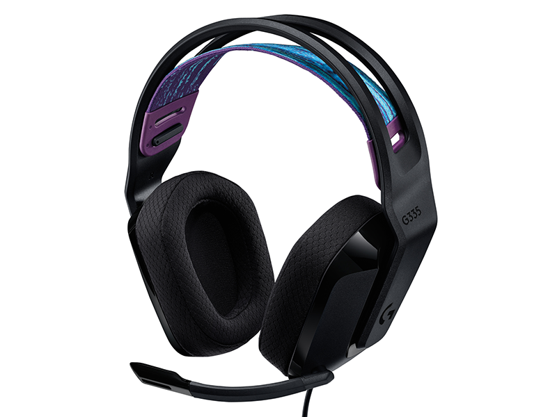 ®   G335 Wired Gaming Headset   Headset   Fuld Størrelse   Kabling   3,5 Mm Jackstik   Sort   Discord Certified Logitech