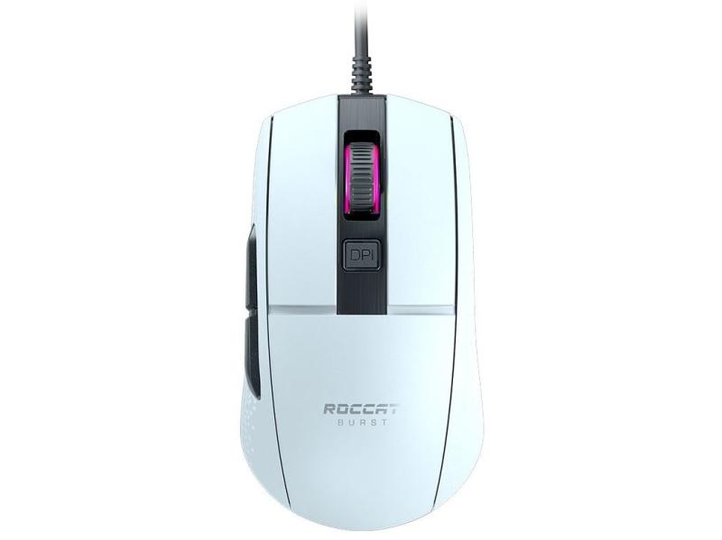 Roccat Burst Core Gamingmus – Hvid, 8500 DPI Præcision
