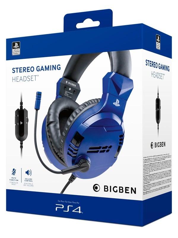 PS4/PS5 Gaming Headset V3 - Blå, Officiel Licens