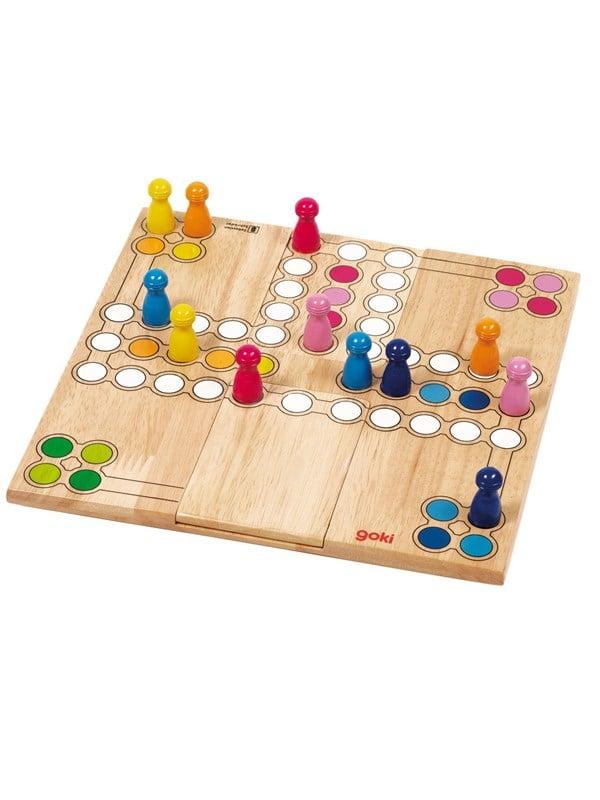 Variabelt Træ Ludo Spil - Perfekt til Familiehygge!