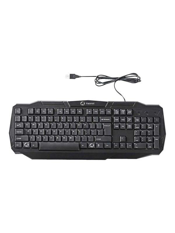 Gaming   Gaming Tastatur   Universal   Sort Nedis