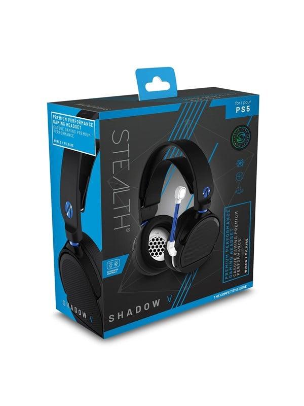 Premium Stereo Gaming Headset til PS4/PS5 - Shadow V Black