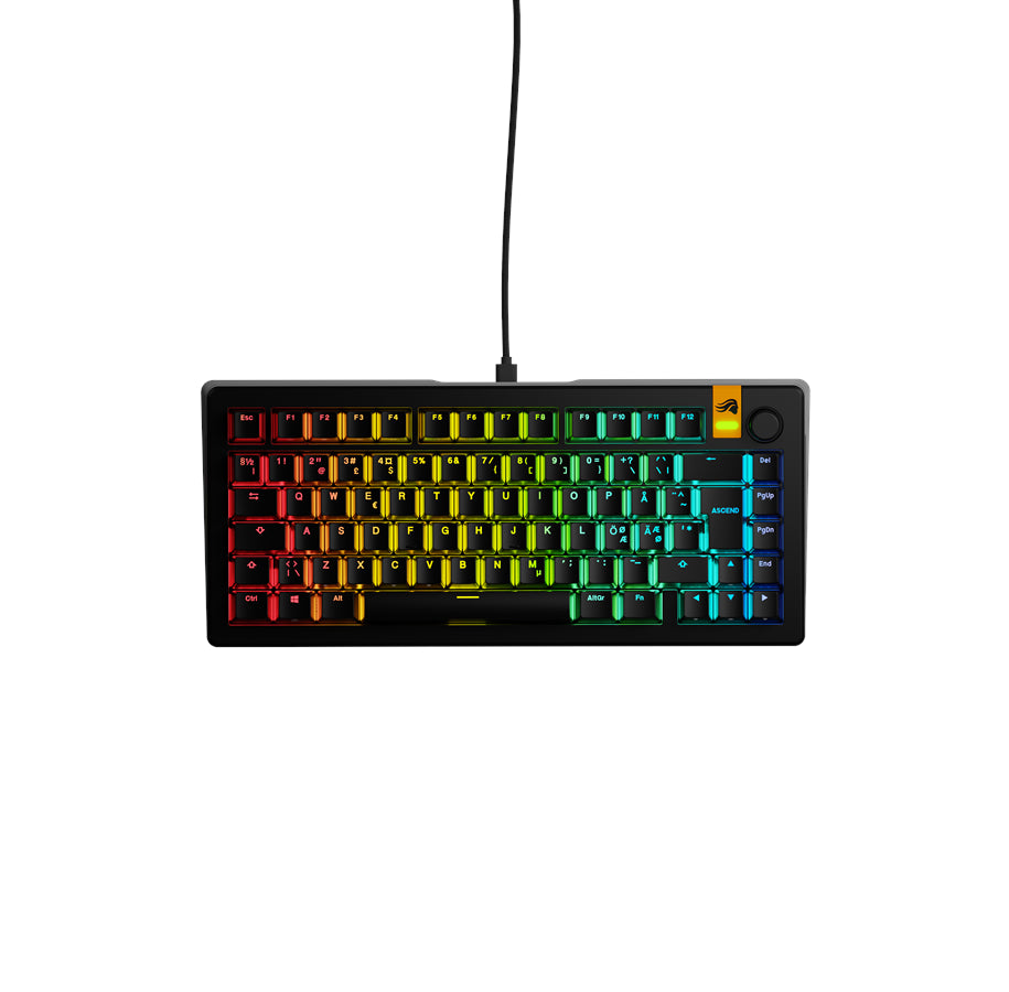 Glorious GMMK 3 HE 75% Gaming Tastatur – Sort Tilbud!