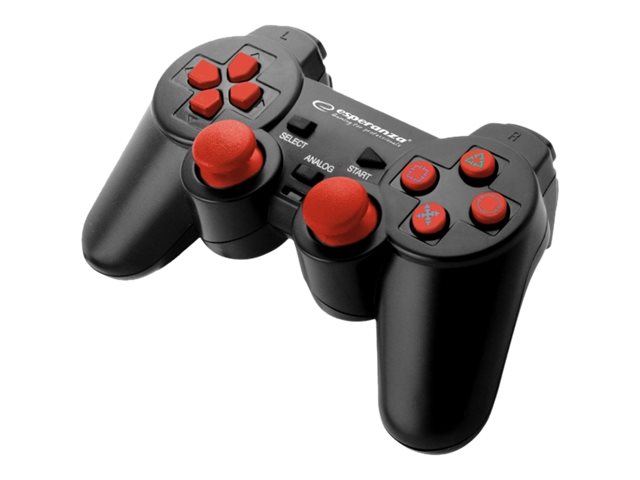 Corsair Gamepad til PS2/PS3 og PC - Sort/Rød Controller
