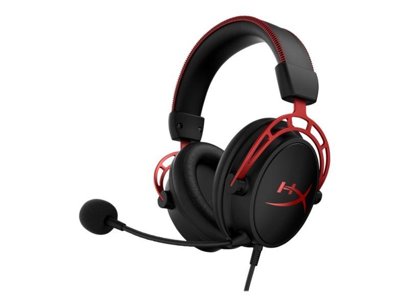 HyperX Cloud Alpha Gaming Headset – Kablet, Sort/Rød