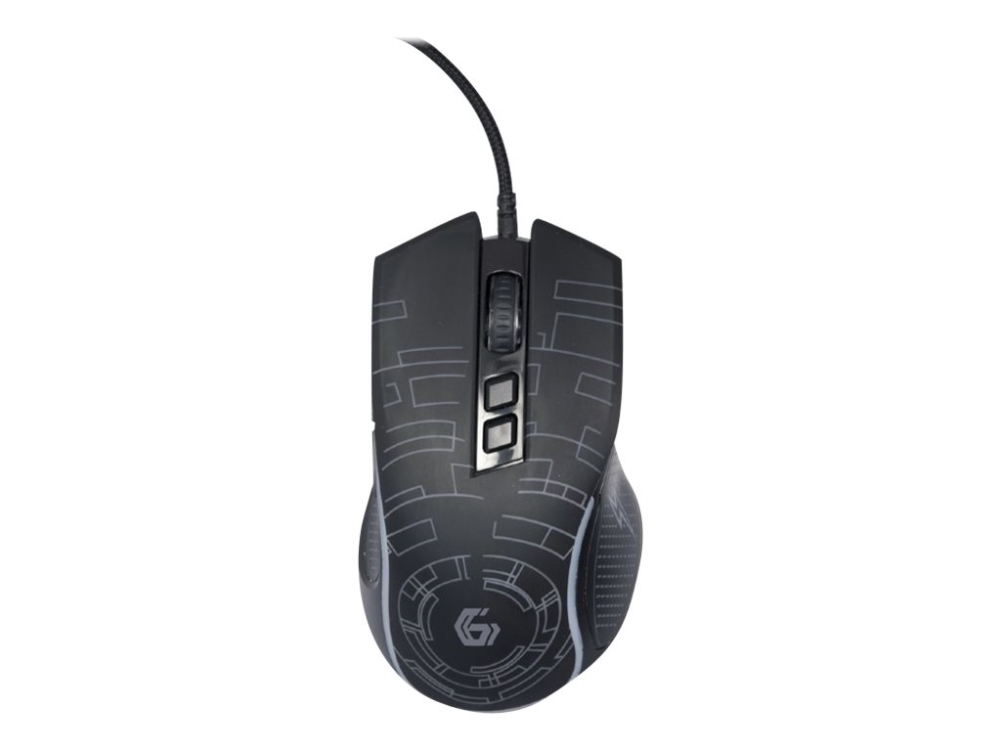 Ergonomisk RGB Gamingmus til Højrehåndede - Kablet USB 2.0