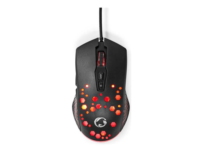 Ergonomisk Gaming Mus med 7 Knapper - Sort Gaveæske