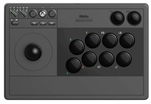 8Bitdo Arcade Stick til PC og Xbox - Trådløs & Kabel