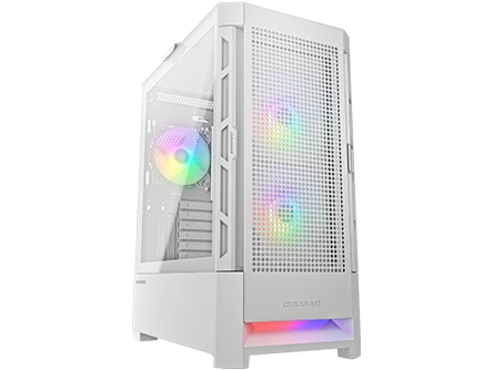 Cougar Gaming CGR 5ZD1W Air RGB Midi Tower - Hvid PC Kabinet