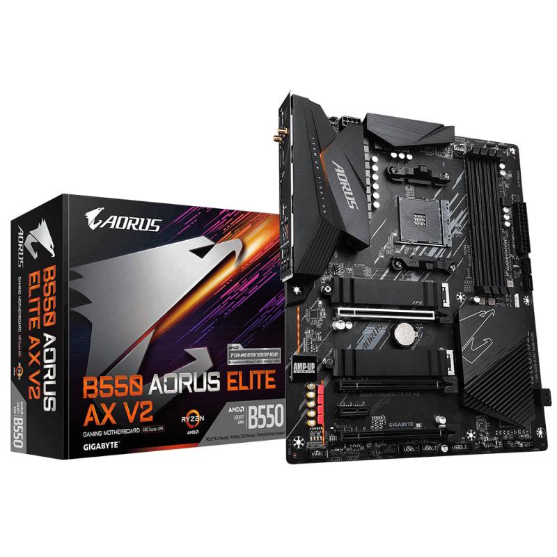 B550 Aorus Elite AX V2 Bundkort – Perfekt til Gamere!