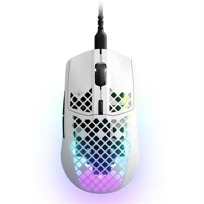 Aerox 3 Gaming Mus Snow fra Steelseries - Tilbud!