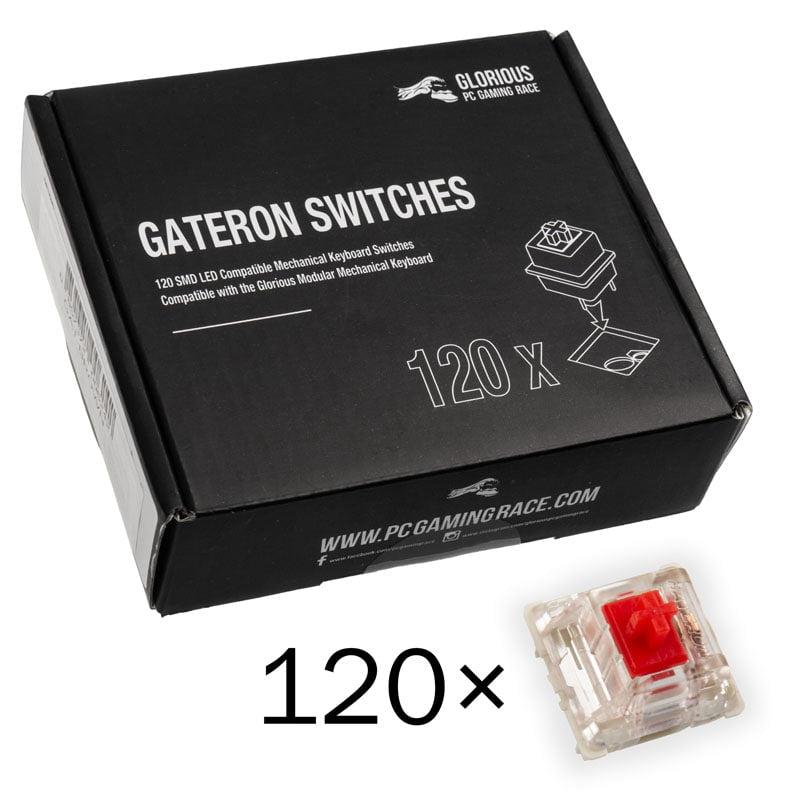 Gateron Røde Switches (120 Stk) - Forbedr dit Tastatur!