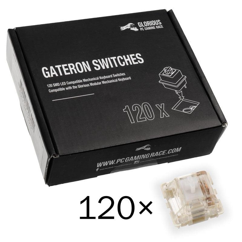 Gateron Klar Switches (120 stk) - Opgrader dit tastatur