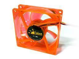 80mm UV Orange Blæser fra Sunbeam – Effektiv Køling!