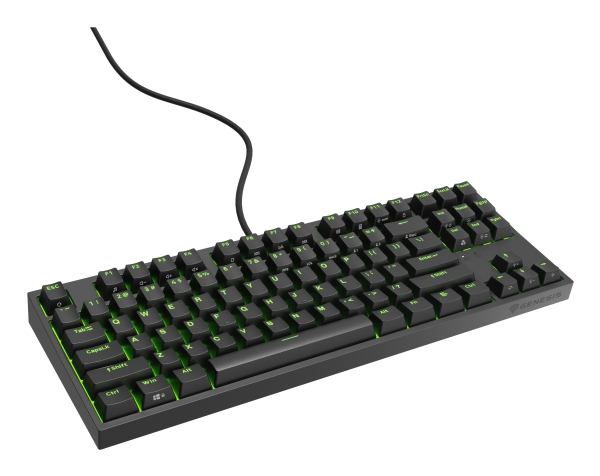 Gaming Keyboard   Thor 404 Tkl Us Rgb Backlighting Mechanical Black Kailh Box Brown Genesis