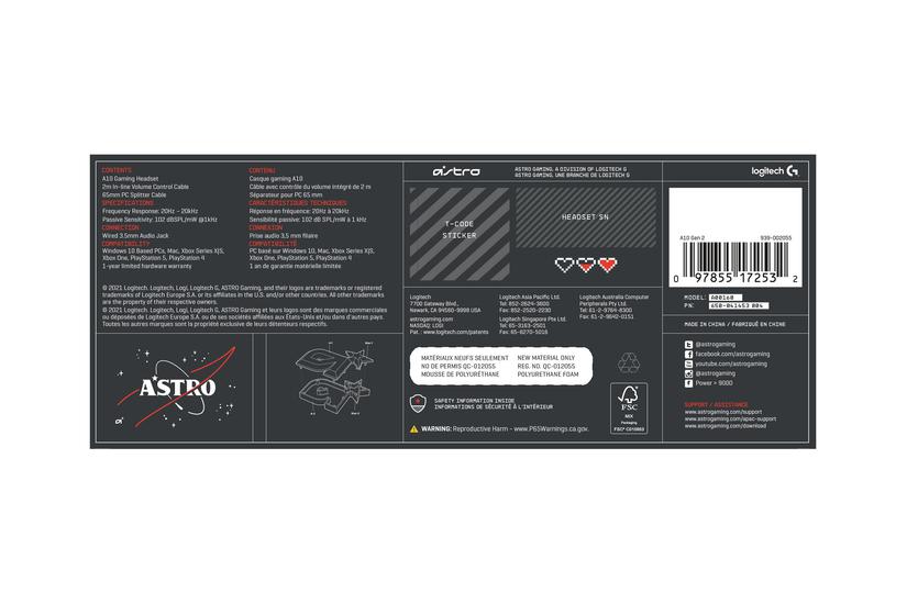 ASTRO Gaming A10 Gen 2 – Headset til gaming med top lydkvalitet