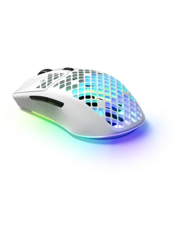 Aerox 3 Wireless 2022   Snow   Gaming Mus   Optisk   6 Knapper   Hvid Steelseries