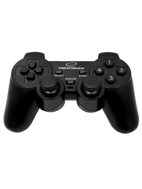 Eg106 Gamepad Ps2/ps3/pc Usb Corsair Black   Wired Controller   Pc Esperanza
