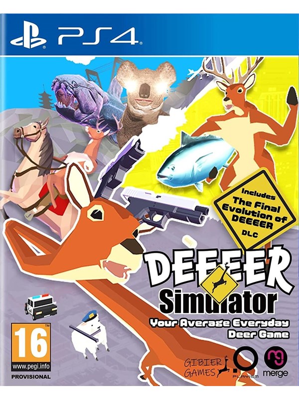 Deeeer Simulator: Your Average Everyday Deer Game   Sony Playstation 4   Action/adventure Merge Games