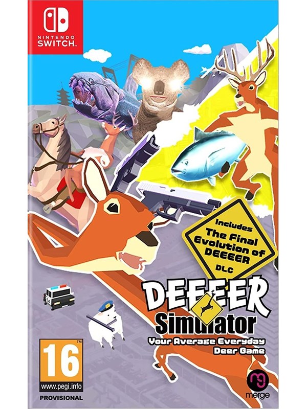 Deeeer Simulator: Your Average Everyday Deer Game   Nintendo Switch   Action/adventure Merge Games