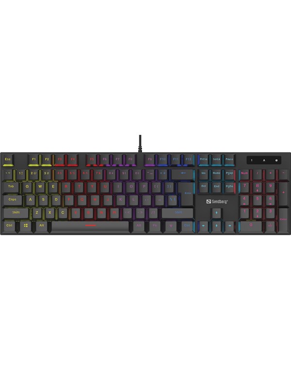Mechanical Gamer   Gaming Tastatur   Nordisk   Sort Sandberg