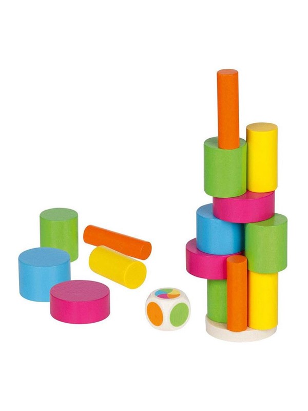 Wooden Balance Game Tower 27 Pcs. Goki