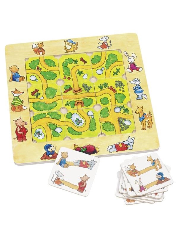 Find Your Way Layout Game Wood Goki