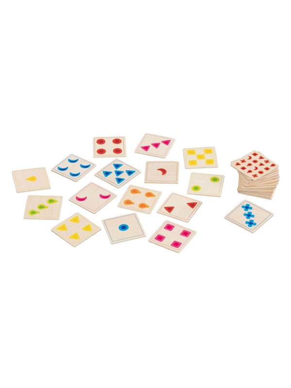 Wooden Colors And Shapes Game 30 Pcs. Goki