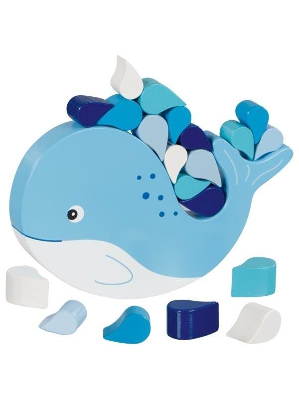 Wooden Balance Game Whale 21 Pcs. Goki