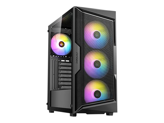 Ax Series Ax61   Mid Tower Gaming   Atx   Sidepanel Med Vindue (hærdet Glas)   Ingen Strømforsyning   Usb/lyd Antec