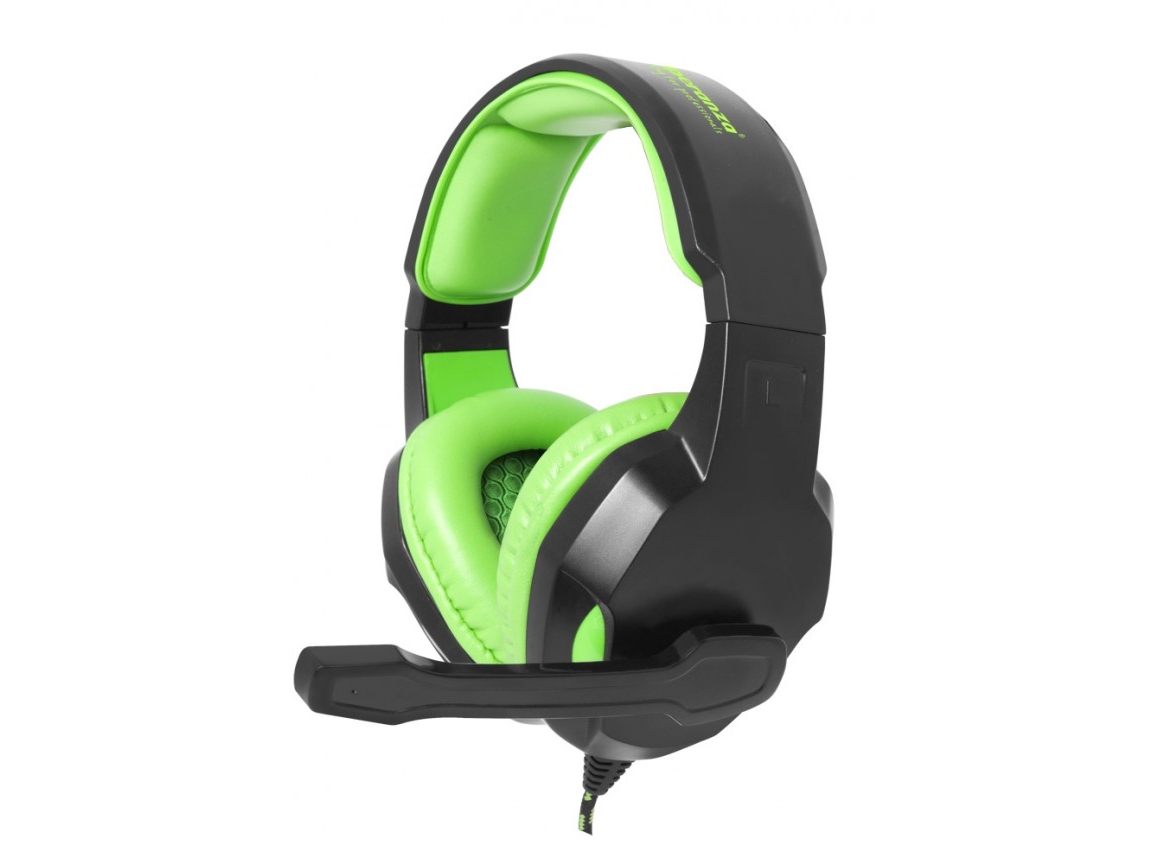 Cobra Egh350g Gaming Headset, 2x 3,5 Mm, Sort Grøn Esperanza