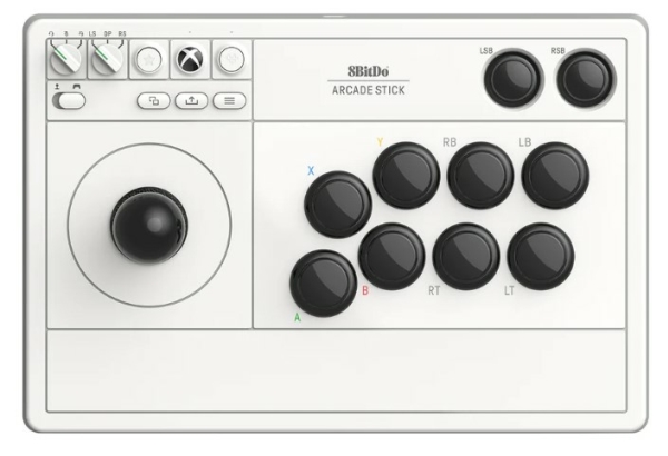Arcade Stick, Joystick, Pc, Xbox One, Xbox One S, Xbox One X, Xbox Series S, Xbox Series X, Analog/digital, Kabel & Trådløs, Rf/usb, 2,4 Ghz 8bitdo