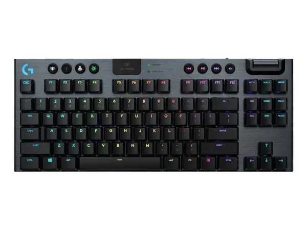 ®   G915 Tkl Tenkeyless Lightspeed   Tastatur   Bagbelyst   Usb, Bluetooth, Lightspeed   Nordisk   Tastkontakt: Gl Tactile   Kulsort Logitech