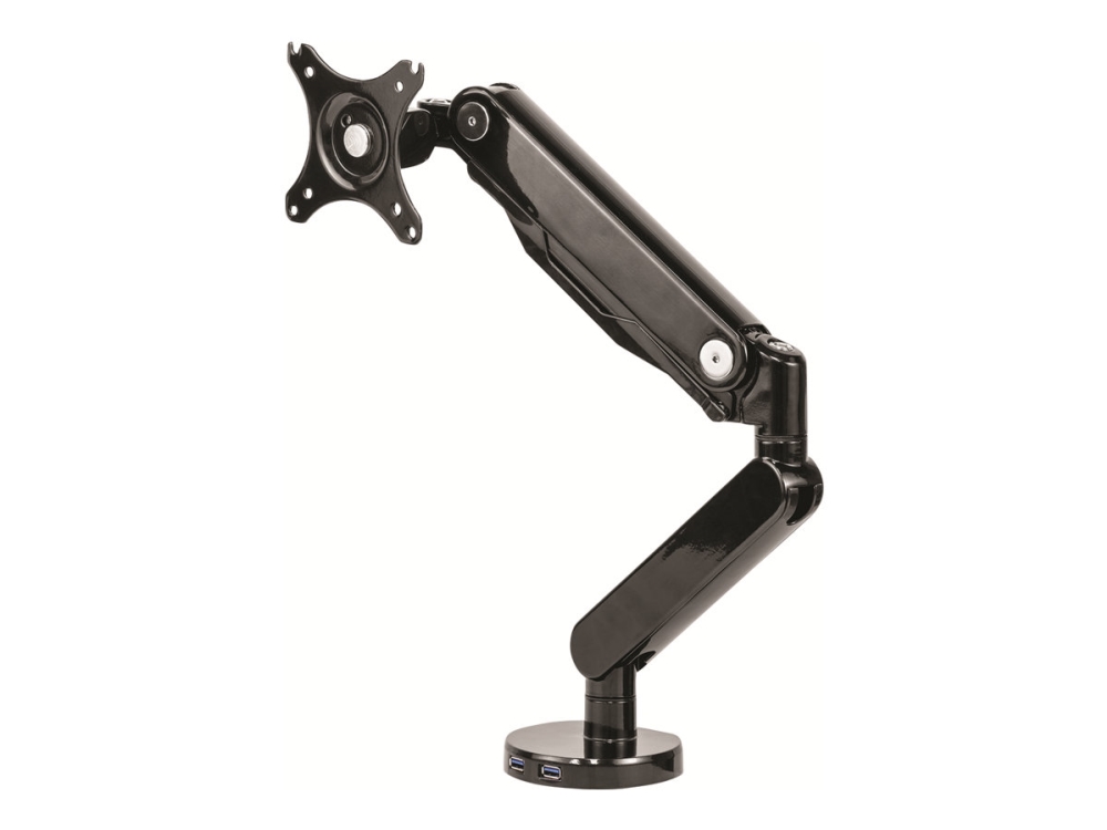 Platinum Monitor Arm   Monteringssæt   Justerbar Arm   For Monitor   Aluminium, Stål, Plastik   Sort   Skærmstørrelse: Op Til 32"   Skrivebo Fellowes