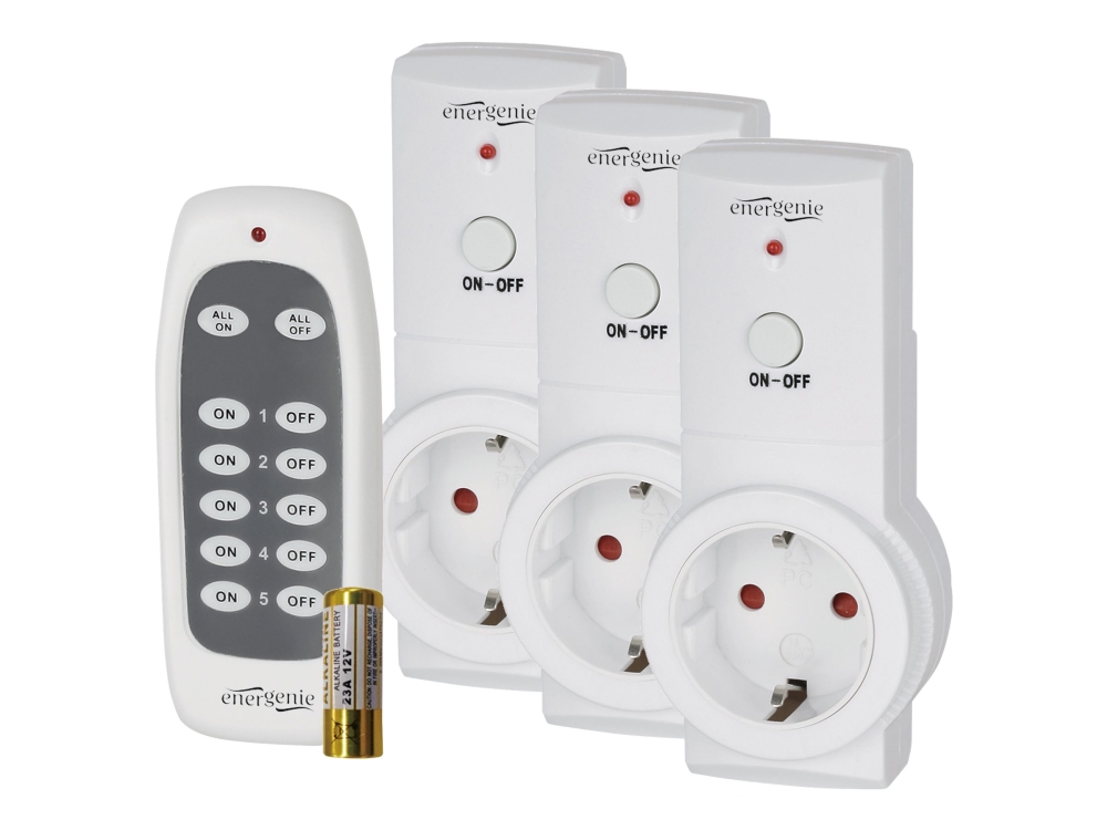 Energenie Eg Ssws3 01   Trådløs Switching Sæt   Trådløs   433 Mhz Gembird