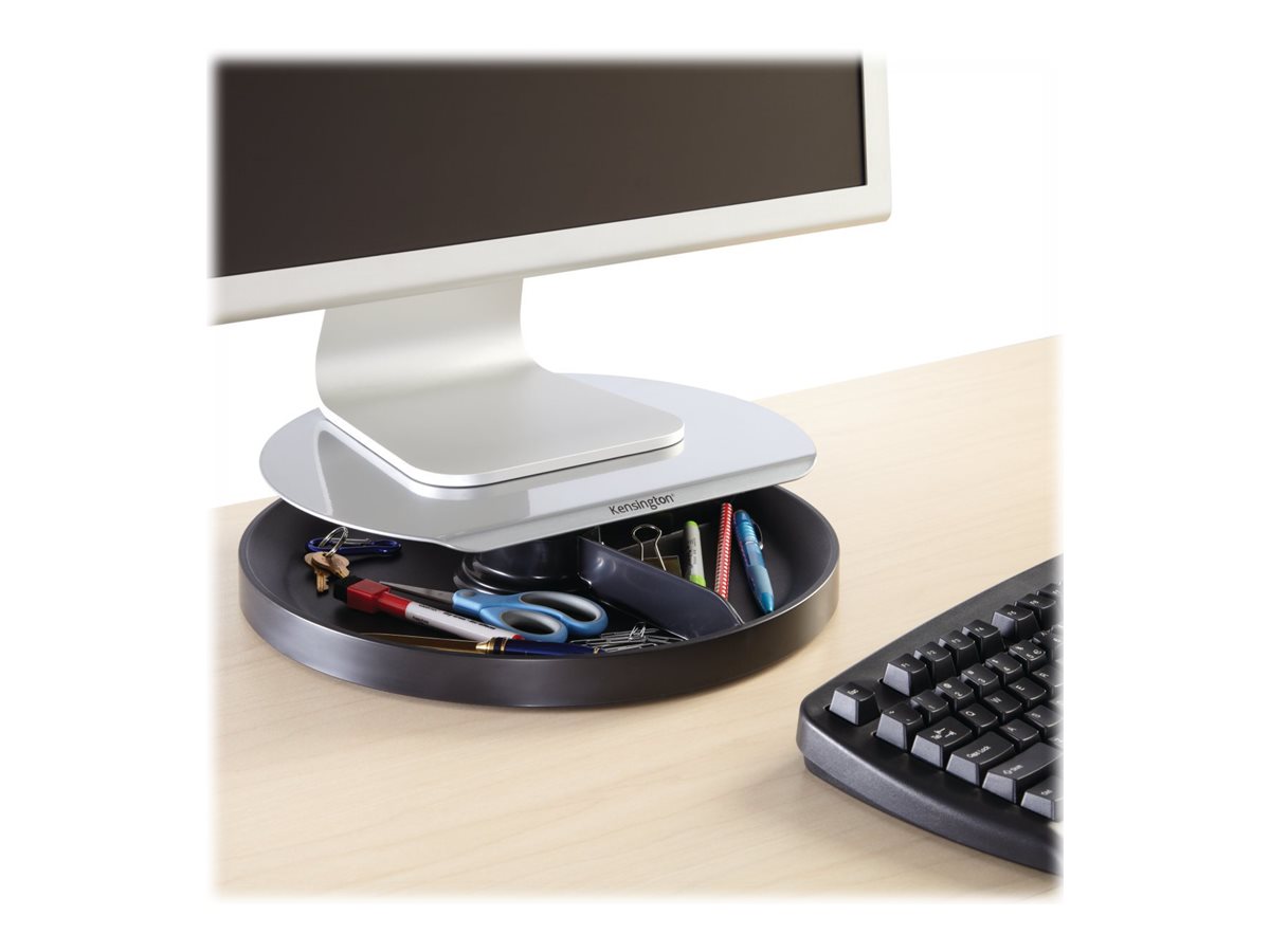 Monitor Stand   Spin2 Silver With Smartfit System Kensington