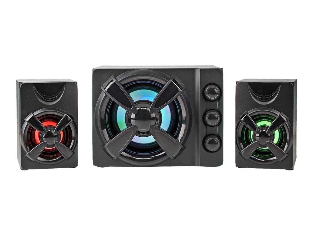 Gaming Gspr31021bk   Højttalersystem   2.1 Kanal   11 Watt (total)   Sort Nedis