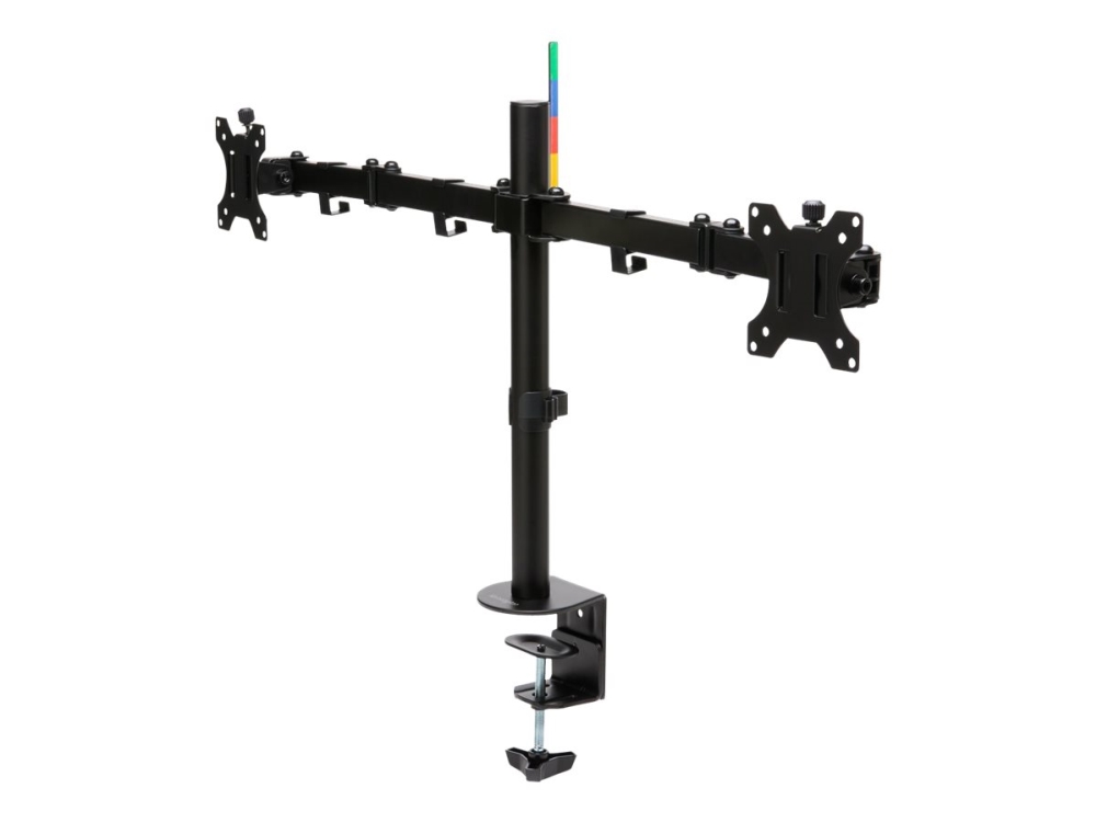 Smartfit Ergo Dual Extended Monitor Arm   Monteringssæt   Justerbar Arm   For 2 Skærme   Metal   Sort   Skærmstørrelse: Op Til 32"   Skriv Kensington