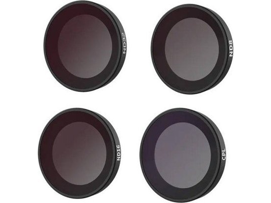 4 Filter Cpl/nd8/nd16/nd32 Til Insta360 Go3 Kameraet Telesin