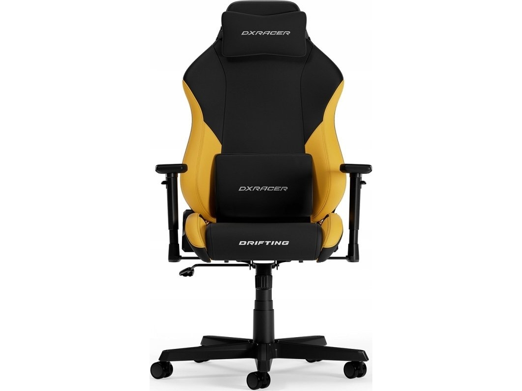 Drifting L Sort/gul Ergonomisk Stol (epu Læder) Dxracer