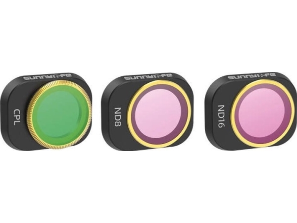 3 Lens Filters Cp, Nd8, 16   For Dji Mini 4 Pro Sunnylife
