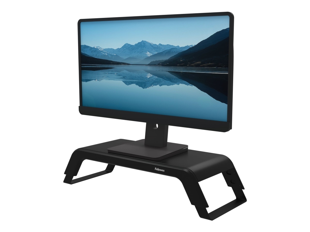 Hana Lt   Monitorstand   Desktop   Sort Fellowes