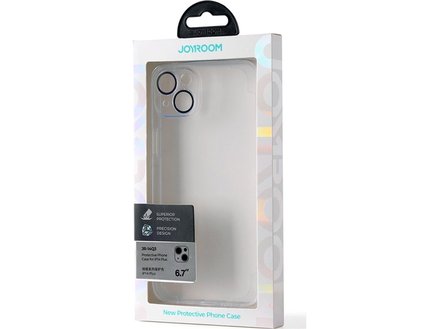 14q Case Iphone 14 Plus Case Case With Camera Cover Transparent (jr 14q3 Transparent) Joyroom