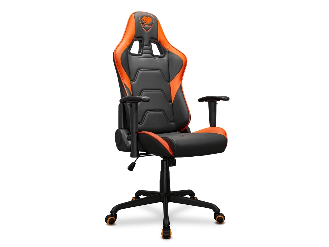 Armor Elite Lænestol Sort Og Orange Cougar