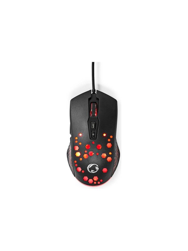 Gaming   Mouse   Usb   Black   Mus   Optisk   7 Knapper   Sort Nedis