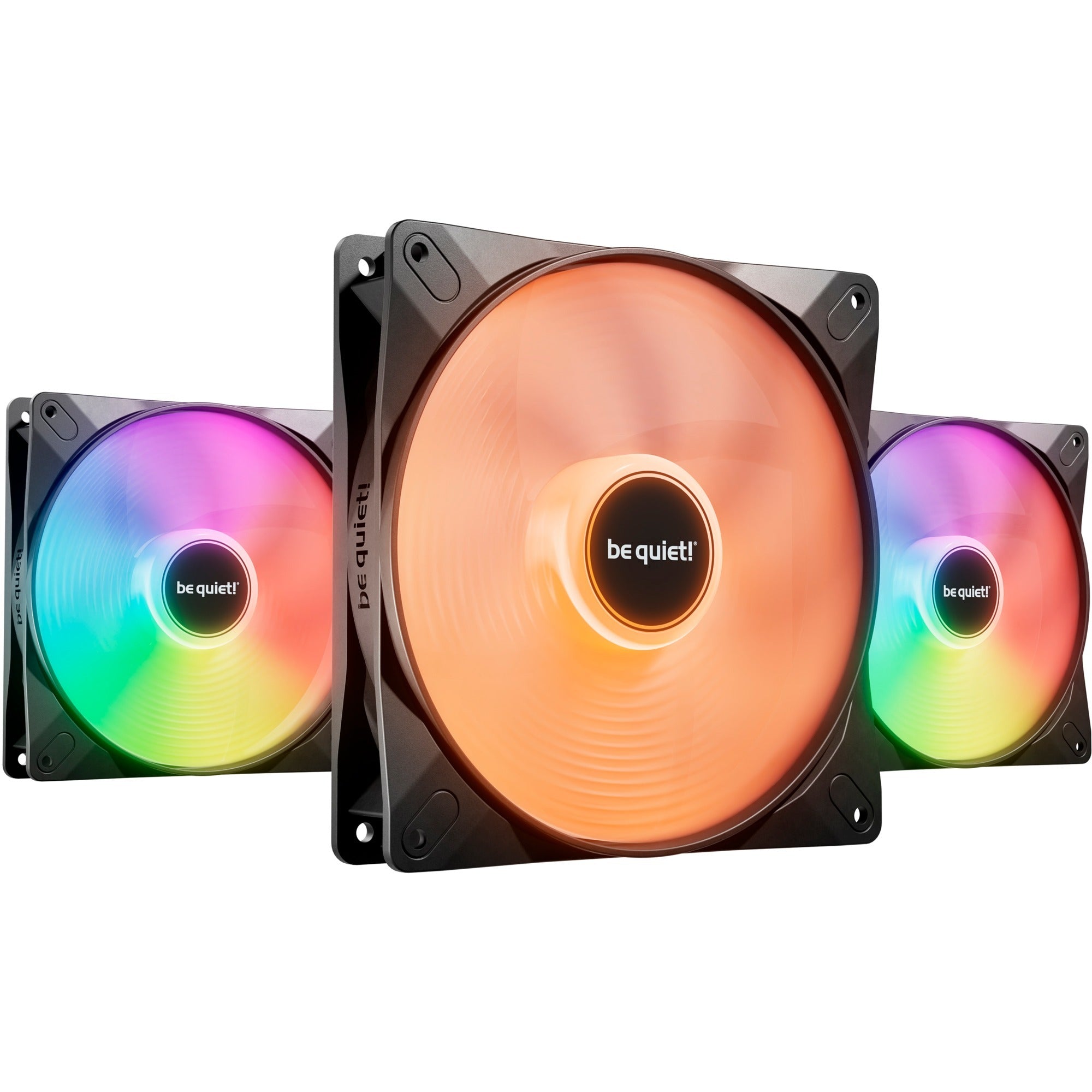 ! Light Wings Lx 140mm Pwm High Speed Triple Pack, Case Fan (black, Pack Of 3) Be Quiet